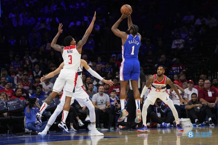 本赛季单打场均得分排名前十：9人超过5分 哈登虽转型仍是天花板