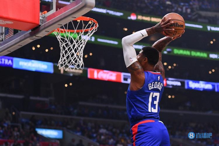 攻防俱佳！乔治贡献全队最高29分外加6板4助1断2帽 正负值+16