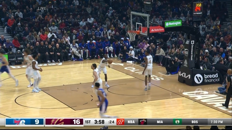 5分钟没得分！76人开场9-2之后被骑士打出一波14-0