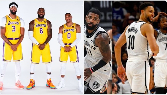 步入正轨？湖人&篮网开季均1胜5负 近9场均取得7胜2负