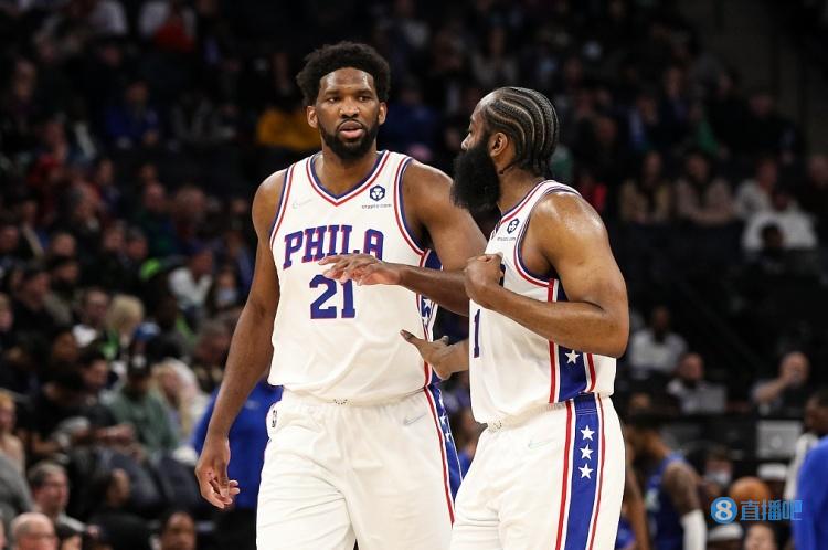 里弗斯:哈登和恩比德的低位挡拆 在比赛末段是一种很好的打法