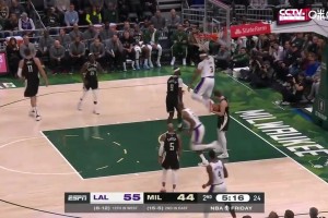 ?浓眉44+10 詹姆斯28+8+11 字母哥40+7+5 湖人力克雄鹿