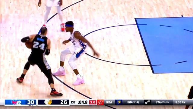 ?莫兰特28+8 小贾伦22+9 恩比德35+11+8 灰熊力克76人