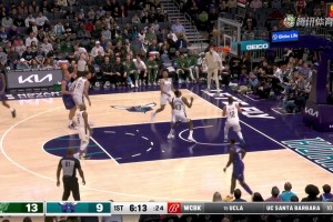 ?波蒂斯20+8+7 大洛14+6+7帽 罗齐尔26+5 残阵雄鹿力擒黄蜂