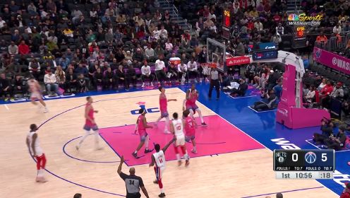 ?杜兰特30+9+6 欧文24+6+5 波津20分&伤退 篮网轻取奇才