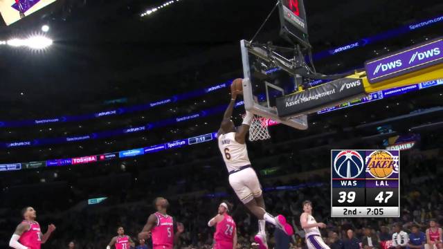 ?詹姆斯33+7+9 布莱恩特准绝杀 库兹马22+16 湖人送奇才10连败