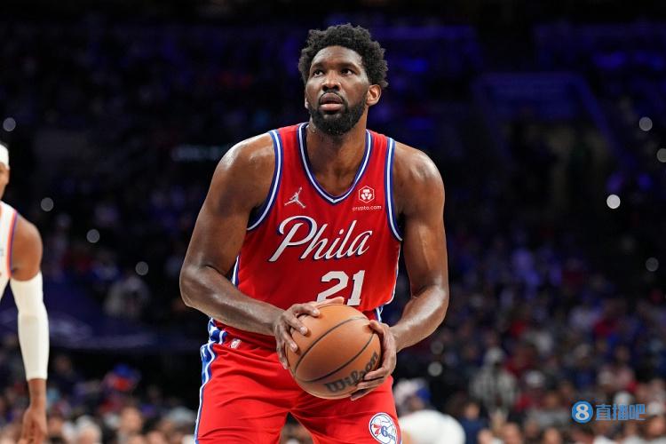 恩比德场均10+罚球且命中率超过85% 中锋位置历史唯一