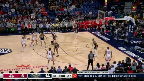 ?麦科勒姆28+6 瓦兰16+17 小史密斯14+13 鹈鹕送火箭5连败