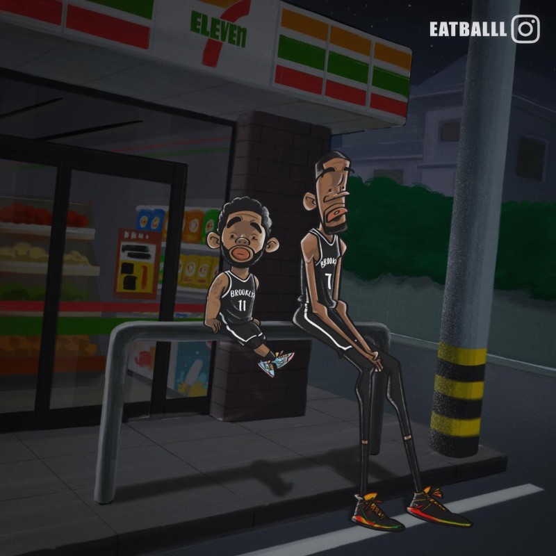 【把球吃了】系列作品?篮网711经营不利 正式宣布停业