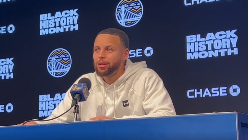 库里谈怀斯曼：我希望他有机会打出来 虽然很可惜不是在我们这儿