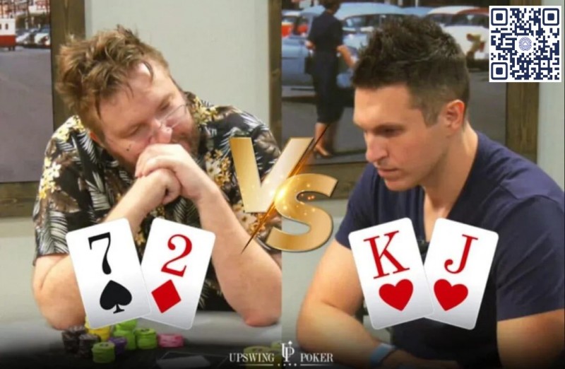 【EV扑克】27杂色5bet诈唬撞钢板,Doug Polk大笑露马脚错失清台机会