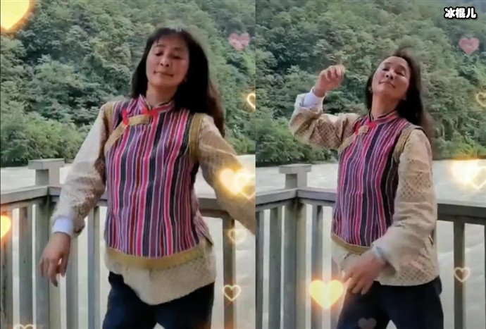 李勤勤穿民族服跳舞,头发凌乱表情狰狞,网友哭笑不得