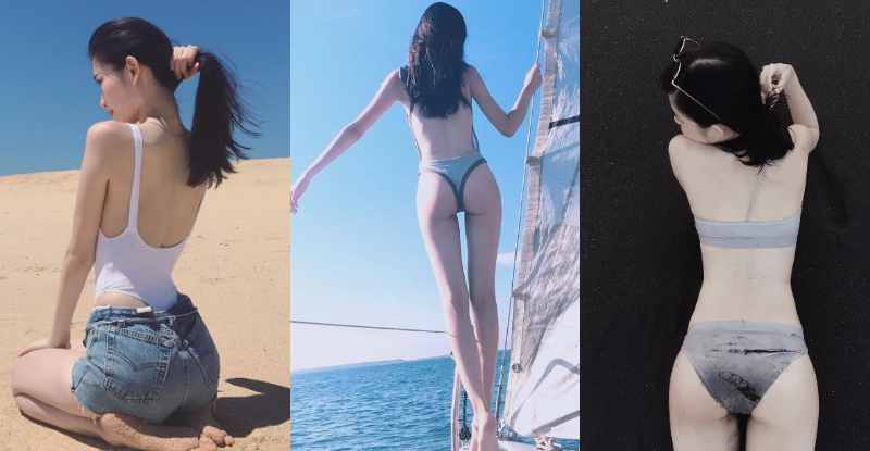 逆天長腿妹纖細身材卻有「飽滿美乳」與「渾圓翹臀」！這背影實在太殺…