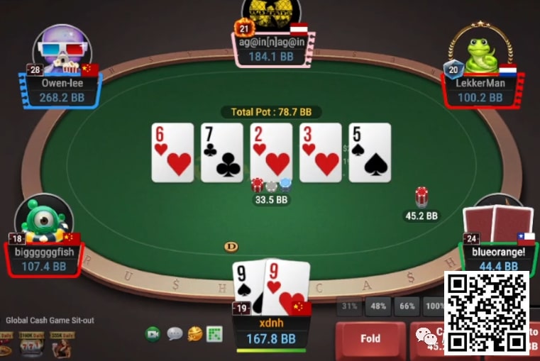 【EV扑克】牌局分析:3bet底池,单张成顺,双张成花,超对被超池考验