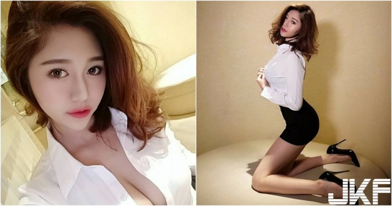 逼逼逼太犯規！南半球天后萬千千轉職「火辣OL」，襯衫開開「前凸後翹」逼人噴鼻血～