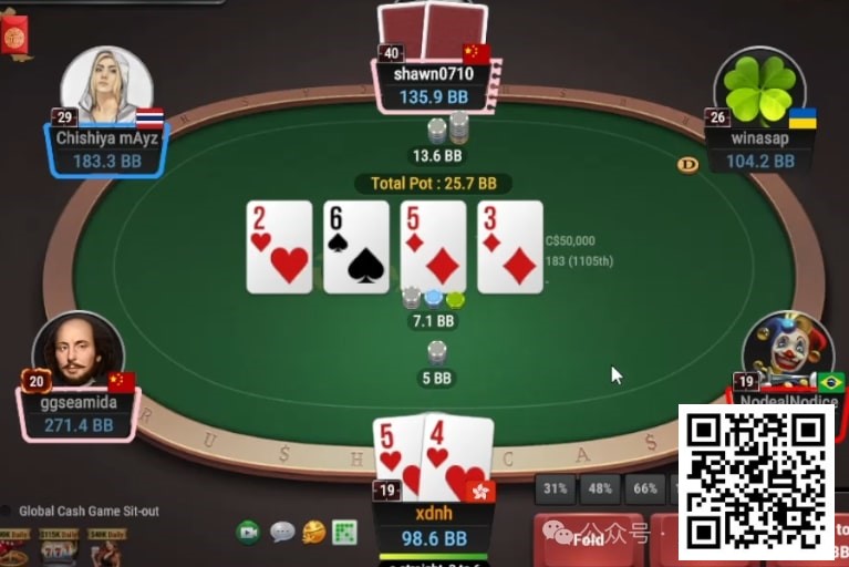 【EV扑克】牌局分析:让他买花又何妨