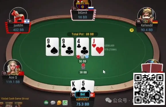 【EV扑克】牌局分析:没牌就乱抡