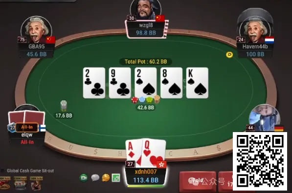 【EV扑克】牌局分析:神奇的A high抓鸡又来了