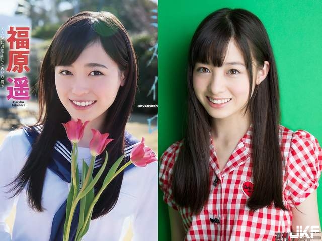 《橋本環奈 &amp; 福原遙誰比較可愛呢？》粉絲：不覺得兩個人很像嗎 (⁰▿⁰)