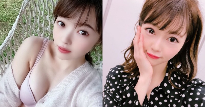 前偶像正妹畢業後「大露飽滿美乳」，雪嫩的誘惑曲線好邪惡！