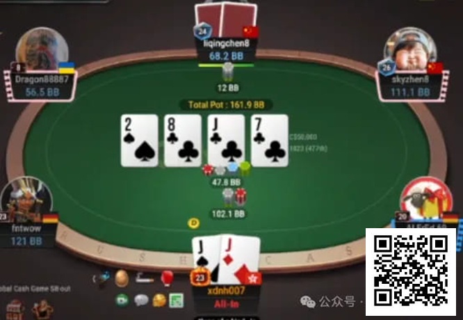 【EV扑克】牌局分析：推allin的时机很完美