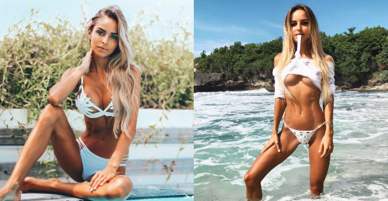 玩很大！「奶妹使壞」自掀衣大露乳球底線　天使容顏魔鬼身材讓人狠狠愛