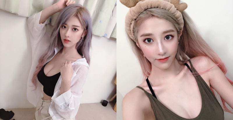 調皮蛋美女！「妄娜Wanna」笑容甜美眼神太撩，美體垂掛的白嫩雪乳讓人想得寸進尺！