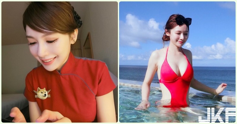 戀愛了！台北「華航侯佩岑」香豔美乳好犯規！超邪惡拉鍊讓人好想拉下來…