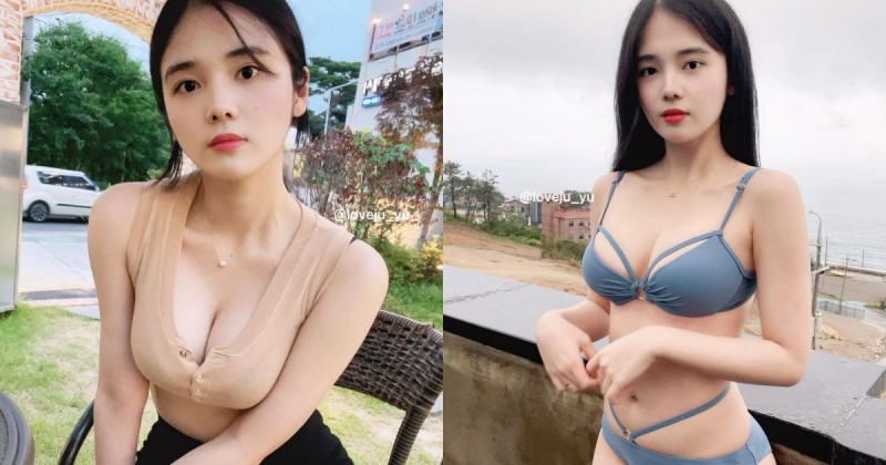 濃眉大眼「清純系正妹」，超無辜萌樣卻有「大份量雪白兇器」！