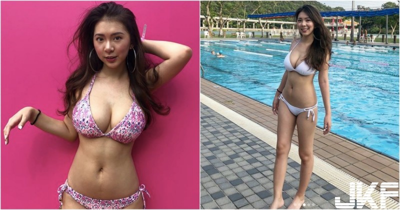 歐美派作風94豪爽！運動正妹日常秀「比基尼巨乳」份量十足，霸氣逼人啊！