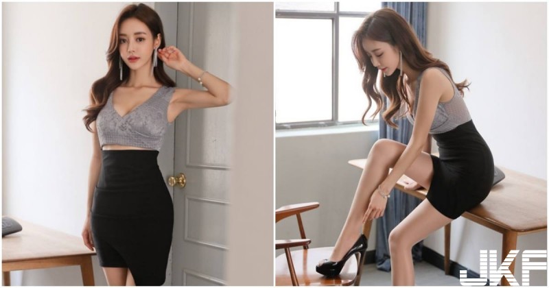 「惹火秘書」伸腿姿勢超撩人，養眼逆天長腿「曲線太優質」！