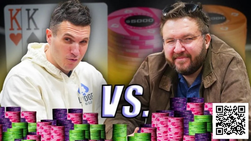 【EV扑克】反转再反转!从翻前4bet到河牌all in,口袋7大战同花JT