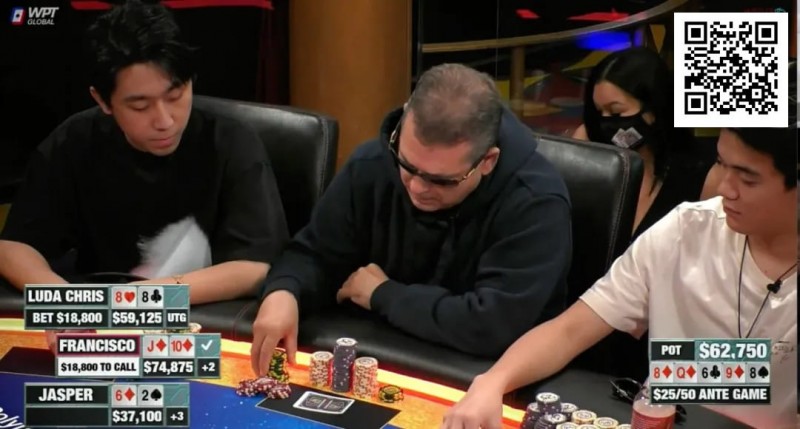 【EV扑克】四条不敌同花顺!Hustler Casino Live诞生19万巨额彩池,Chris Chen这手牌太惨了!