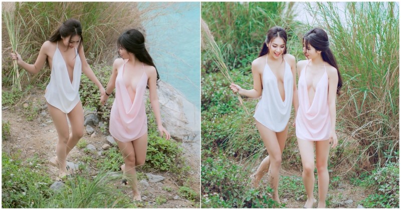 好熱！河邊玩耍發現「超辣妹子」迷人視角太犯規！養眼的畫面叫人瘋狂飆汗呀…