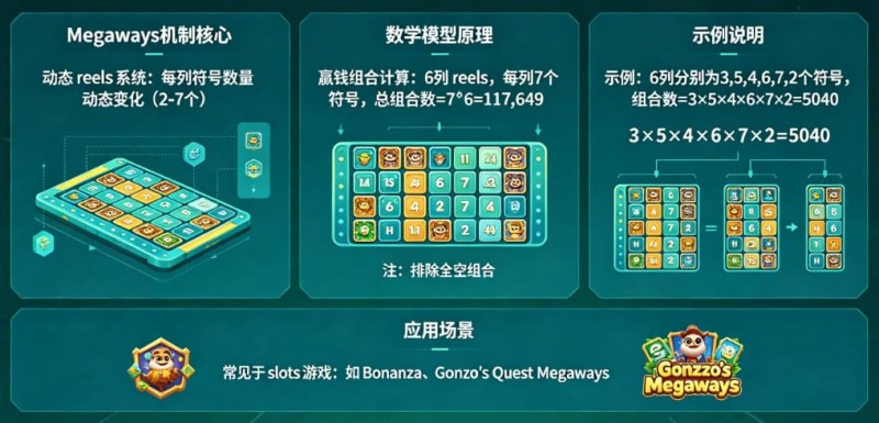 Megaways机制解析：117,649种赢钱方式背后的数学模型。