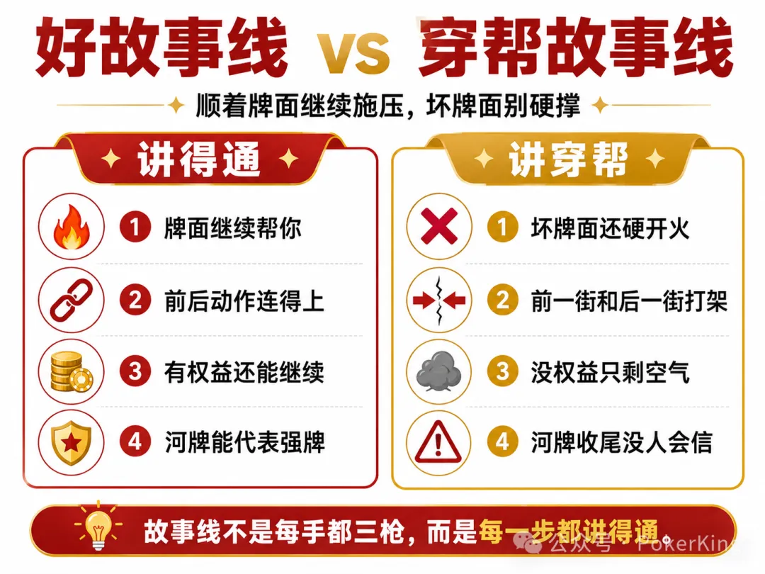 【EV扑克】德州扑克的故事线:为什么你的牌明明不差,却总是被“看穿”?